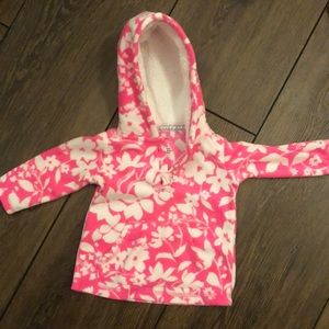 Carters 6 months hoodie with pockets for baby girl